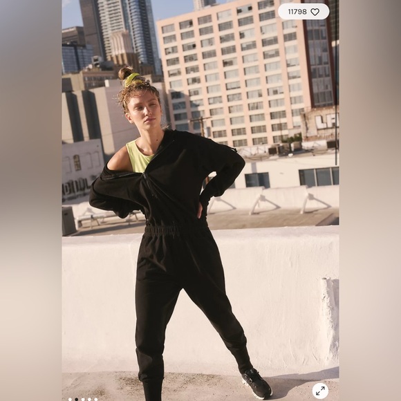 Free People Training Day Jumpsuit, MED NWOT - Picture 2 of 7